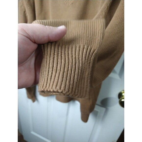 Lands End Men's Brown V Neck Long Sleeve Sweater. Size L - Picture 7 of 12